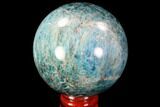 Bright Blue Apatite Sphere - Madagascar #90199-1